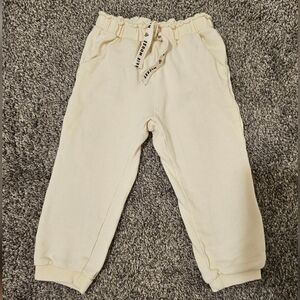 Zara Disney Baby Cream Sweatpants